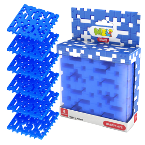 KLOCKI MELI 50429 Płytka Konstrukcyjna Maxi Baseplate Blue 6 sztuk