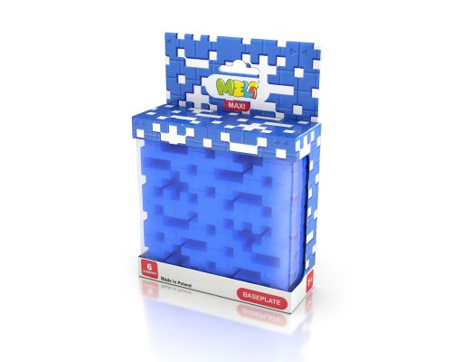 KLOCKI MELI 50429 Płytka Konstrukcyjna Maxi Baseplate Blue 6 sztuk