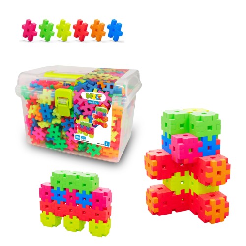KLOCKI MELI 50091 BASIC NEON TRAVEL BOX 500