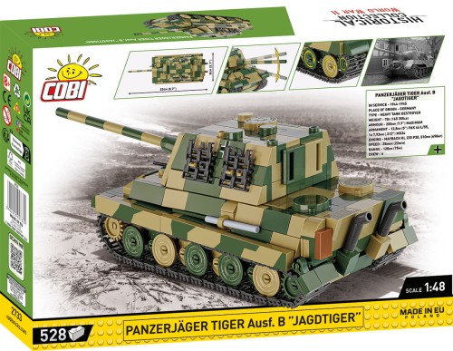 KLOCKI COBI 2733 Czołg Panzerjäger Tiger Ausf.B Jagdtiger HC WW2 528 El.