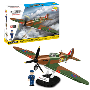 KLOCKI COBI 5762 Samolot HAWKER HURRICANE (NO 302 SQN. RAF) HC WW2 375 El.
