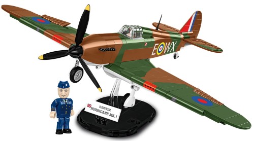 KLOCKI COBI 5762 Samolot HAWKER HURRICANE (NO 302 SQN. RAF) HC WW2 375 El.