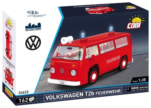KLOCKI COBI 24622 Samochód ACTION TOWN - Volkswagen T2B Feuerwehr 162 El.
