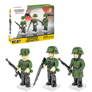 KLOCKI COBI 2060 FIGURKI German Infranty-niemiecka piechota HC WWII  33 EL.