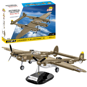 KLOCKI COBI 5763 Samolot LOCKHEED P-38H LIGHTNING HC WW2 652 El.