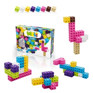 KLOCKI MELI 50810 CUBE Pink  50 szt