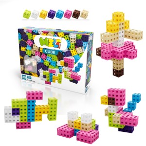 KLOCKI MELI 50811 CUBE Pink 100 szt