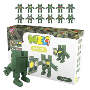 KLOCKI MELI 50204 EMOTI ARMY 12 el.
