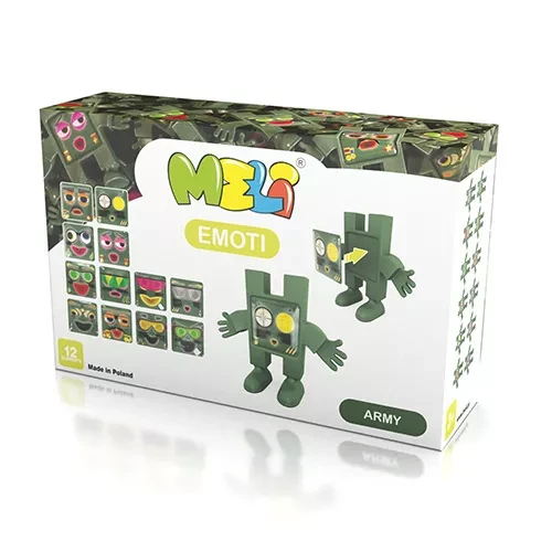 KLOCKI MELI 50204 EMOTI ARMY 12 el.