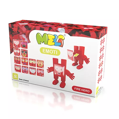 KLOCKI MELI 50203 EMOTI FIRE HERO 12 el.