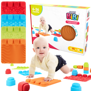 Soft BiBi maty sensoryczne z klockami 20 szt.