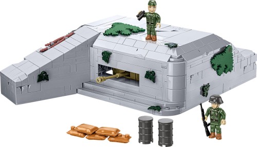 KLOCKI COBI 3136 Schron Regelbau 667 HC WW2 642 El.