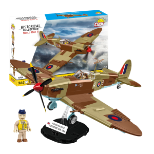 KLOCKI COBI 5764 Samolot Supermarine Spitfire Mk.IX E HC WW2 364 El.
