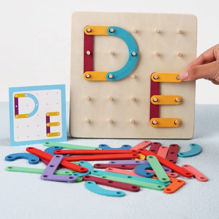 GEOPLAN DREWNIANA UKŁADANKA MONTESSORI