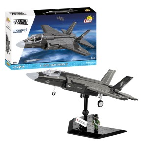 KLOCKI COBI 5912 SAMOLOT Myśliwiec wielozadaniowy F-35B® Lightning II ARMED FORCES 600el.