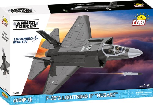KLOCKI COBI 5904 Samolot Polski F-35A® Lightning II HUSARZ ARMED FORCES 600El.