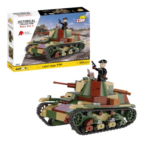 KLOCKI COBI 2661 Lekki Polski Czołg 7TP HC  WWII 665.el