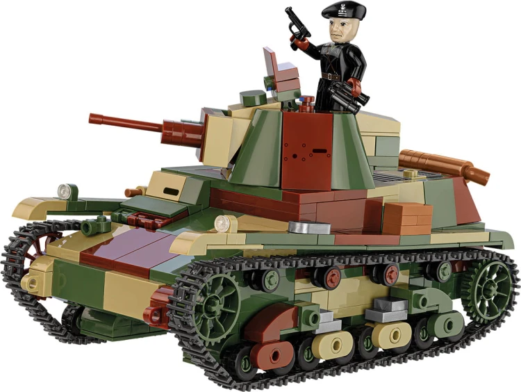 KLOCKI COBI 2661 Lekki Polski Czołg 7TP HC  WWII 665.el