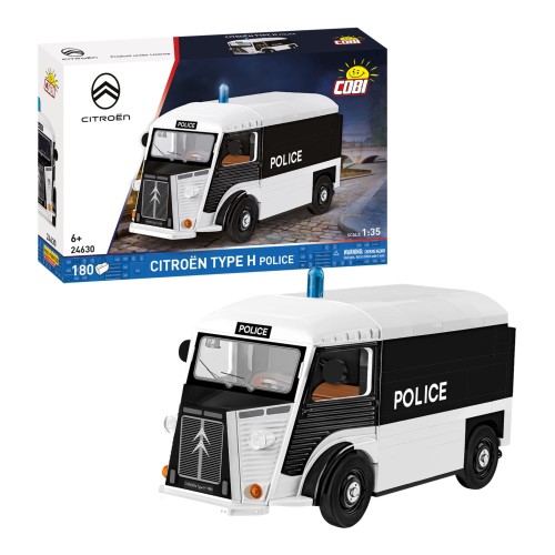KLOCKI COBI 24630 Samochód ACTION TOWN - Citroën Type H POLICJA (1947-1981) 180 El.