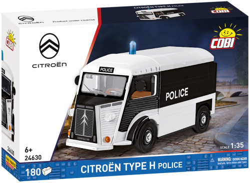 KLOCKI COBI 24630 Samochód ACTION TOWN - Citroën Type H POLICJA (1947-1981) 180 El.