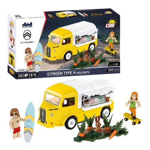 KLOCKI COBI 24626 Samochód ACTION TOWN - Citroën Type H (1947-1981) 282 El.