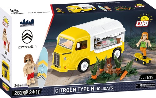 KLOCKI COBI 24626 Samochód ACTION TOWN - Citroën Type H (1947-1981) 282 El.