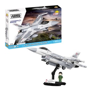KLOCKI COBI 5910 SAMOLOT Myśliwiec Polski F-16C Fighting Falcon ARMED FORCES 463 EL.