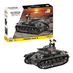KLOCKI COBI 2660 Czołg Niemiecki Panzer I WWII HC Francja 1940 654el