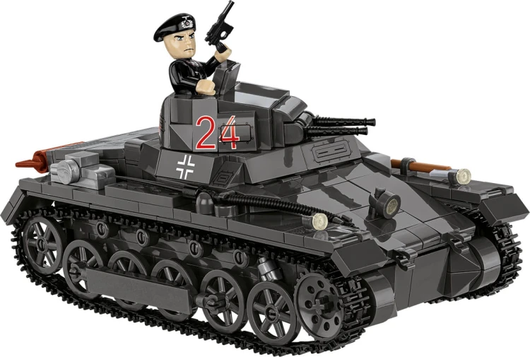 KLOCKI COBI 2660 Czołg Niemiecki Panzer I WWII HC Francja 1940 654el