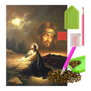 MOZAIKA DIAMENTOWA - OBRAZKI ŚWIĘTE JEZUS MODLITWA