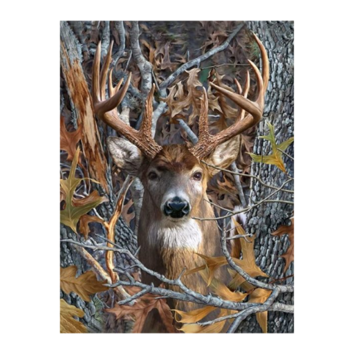 MOZAIKA DIAMENTOWA - JELEŃ JESIEŃ PORTRET