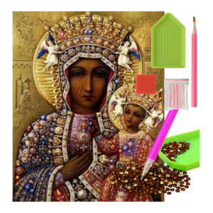 MOZAIKA DIAMENTOWA -  OBRAZKI  ŚWIĘTE MATKA BOSKA CZĘSTOCHOWSKA