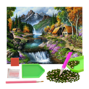 MOZAIKA DIAMENTOWA -  DOMKI NAD RZEKĄ GÓRSKĄ