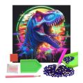 MOZAIKA DIAMENTOWA -  DINOZAUR JURASSIC KOLOR