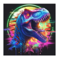 MOZAIKA DIAMENTOWA -  DINOZAUR JURASSIC KOLOR