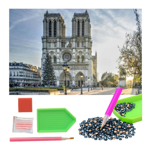 MOZAIKA DIAMENTOWA -  KATEDRA NOTRE DAME