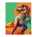 MOZAIKA DIAMENTOWA - DINOZAUR TYRANOZAUR W KOLORACH