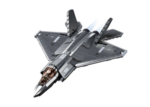KLOCKI SLUBAN B1186 Myśliwiec J-35 Modelbricks 838 El.