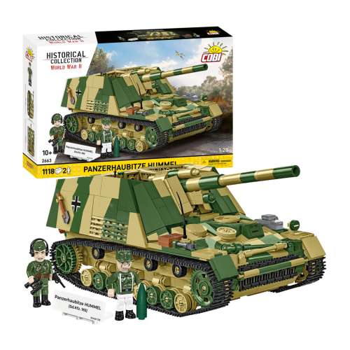 KLOCKI COBI 2663 Działo samobieżne „Trzmiel”  Panzerhaubitze HUMMEL HC  WWII 1118.el