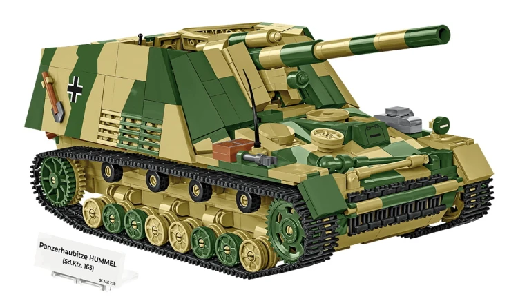 KLOCKI COBI 2663 Działo samobieżne „Trzmiel”  Panzerhaubitze HUMMEL HC  WWII 1118.el