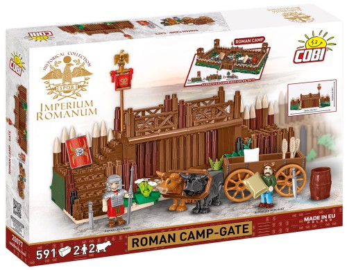 KLOCKI COBI 20077 Brama fortu rzymskiego Roman Camp – Gate HC IMPERIUM ROMANUM 591 El.