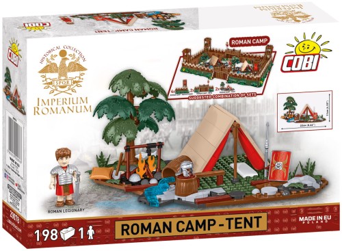 KLOCKI COBI 20078 Rzymski obóz wojskowy Roman Camp-Tent HC IMPERIUM ROMANUM 199 El.