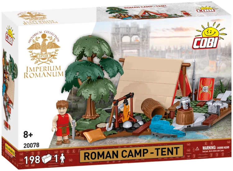 KLOCKI COBI 20078 Rzymski obóz wojskowy Roman Camp-Tent HC IMPERIUM ROMANUM 199 El.