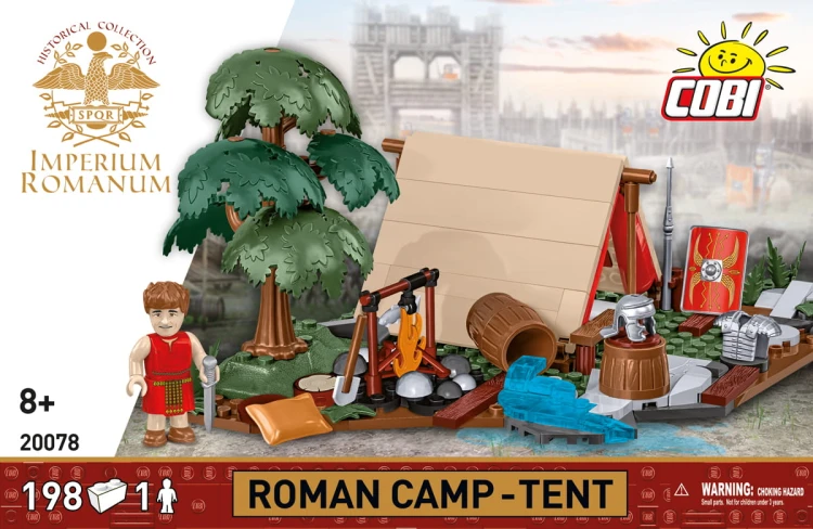 KLOCKI COBI 20078 Rzymski obóz wojskowy Roman Camp-Tent HC IMPERIUM ROMANUM 199 El.