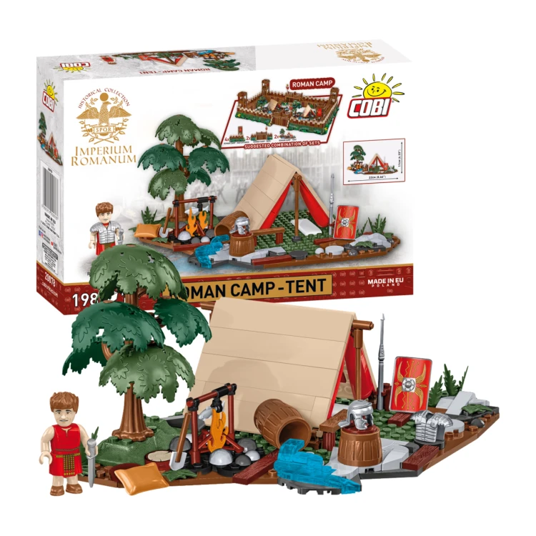 KLOCKI COBI 20078 Rzymski obóz wojskowy Roman Camp-Tent HC IMPERIUM ROMANUM 199 El.