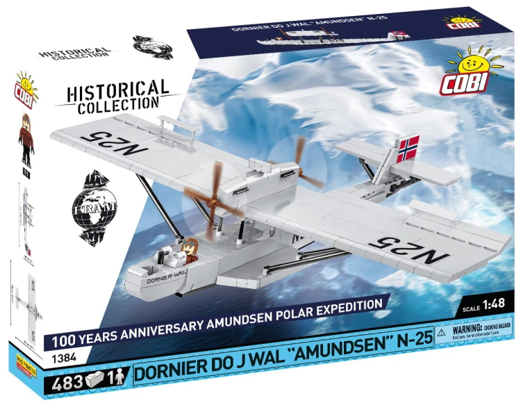 KLOCKI COBI 1384 Samolot Dornier Do J Wal ““Amundsen”“ N-25 HC 483 EL.