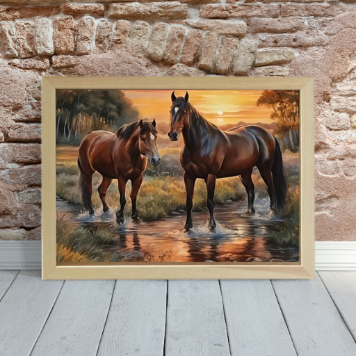 RAMKA DREWNIANA DO DIAMENTOWEJ MOZAIKI 30 X 40 CM