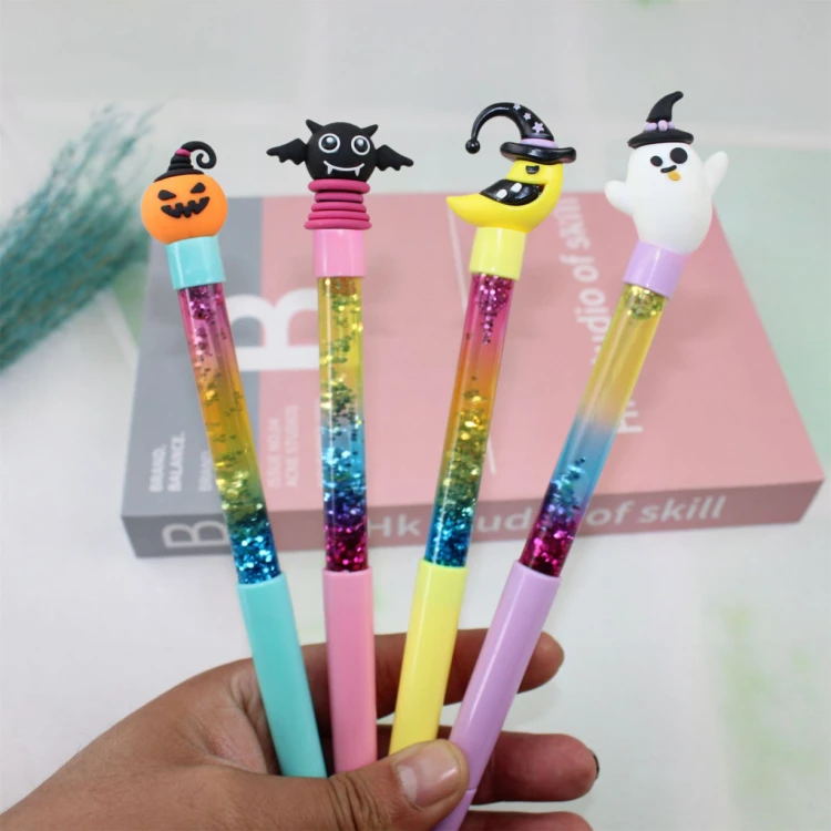 DŁUGOPIS Z PŁYWAJĄCYM BROKATEM HALLOWEEN