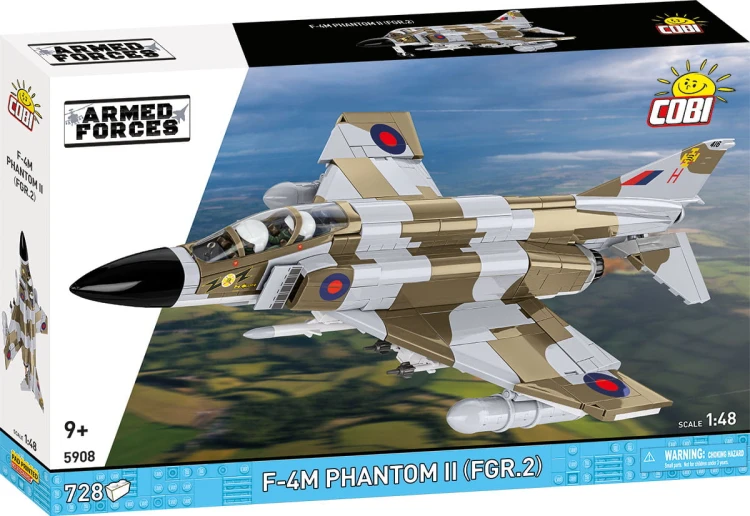 KLOCKI COBI 5908 SAMOLOT Myśliwiec F-4M Phantom II ARMED FORCES 728el.
