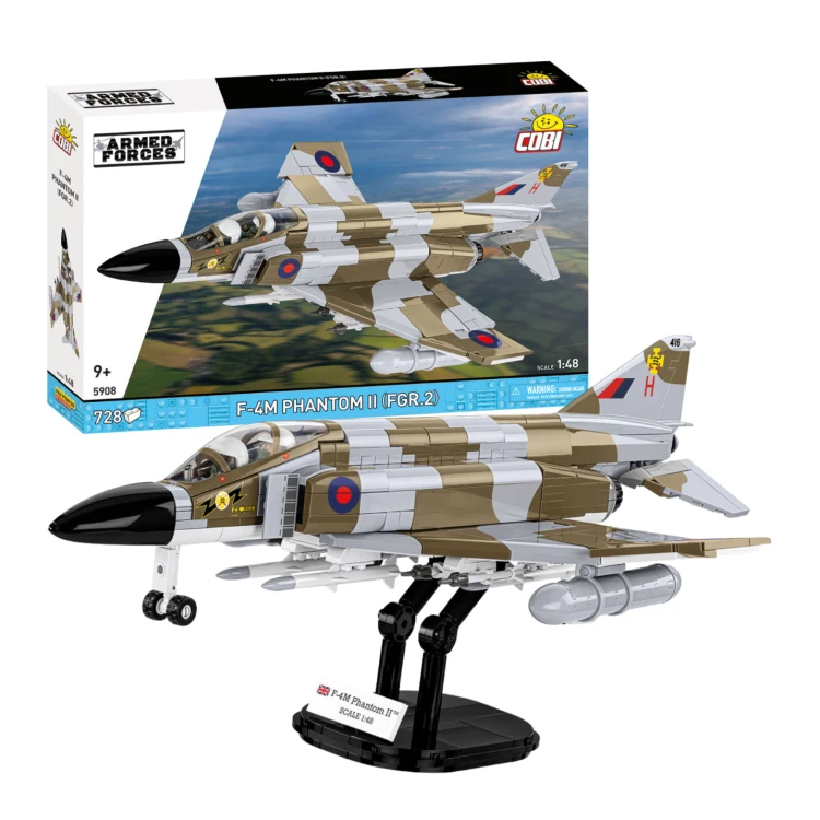 KLOCKI COBI 5908 SAMOLOT Myśliwiec F-4M Phantom II ARMED FORCES 728el.